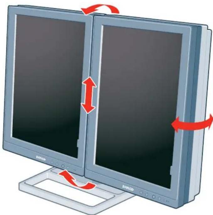 Barco Coronis 5MP - Usingthedualtilt&amp;swivelfoot - 2