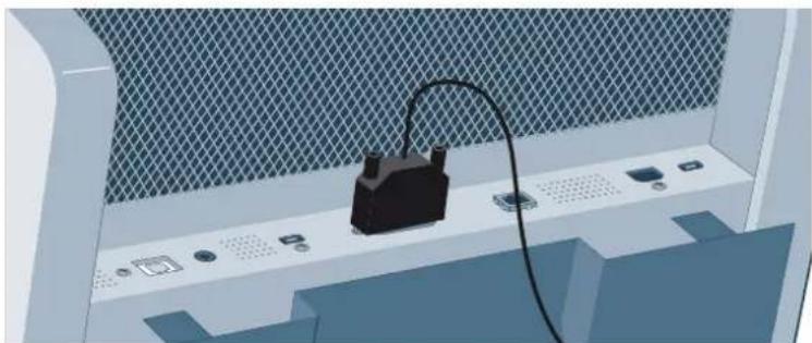 Barco Coronis 5MP - Toconnectthesignalcablestothedisplay: - 1