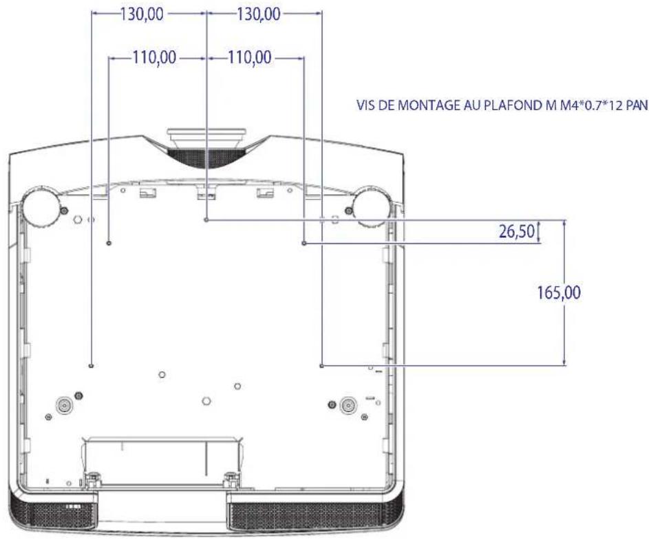 VIS DE MONTAGE AU PLAFOND M M4*0.7*12 PAN 130,00 130,00 110,00 110,00 26,50 165,00