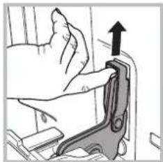 SCHOLTES SCHO 897ES P (BK) - To remove oven door with soft closing hinges\*: - 2