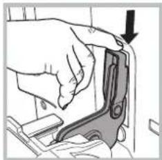 SCHOLTES SCHO 89E P (BK) - To remove oven door with soft closing hinges\*: - 6