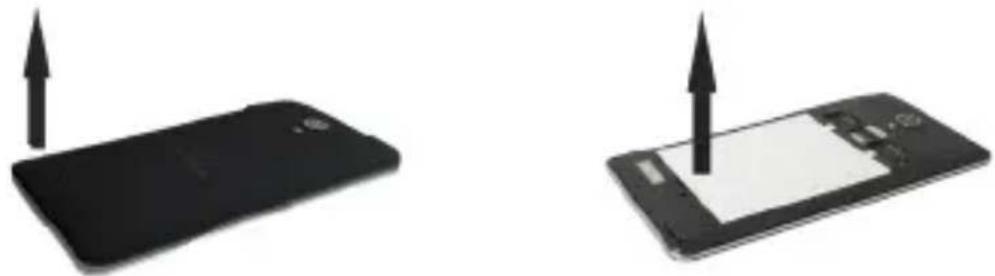 GOCLEVER 530 LTE - Tagakaane ja aku eemaldamine - 1