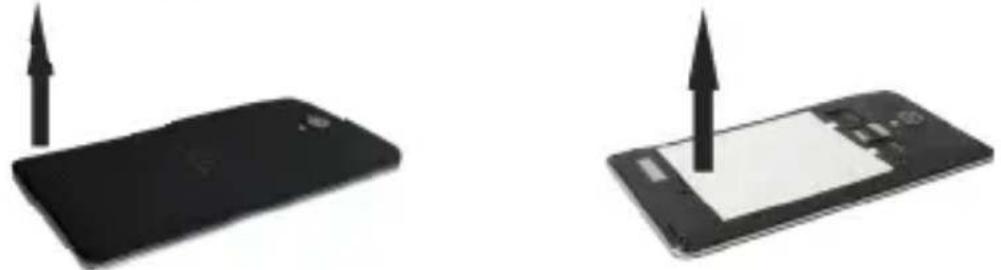 GOCLEVER 530 LTE - Αποσυναρμολόγηση του πίσω καλύμματος και αφαίρεση της μπαταρίας - 1