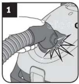 DIRT DEVIL Capoera DD7114 - Assemble appliance and adjust nozzles to surface - 1