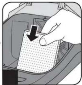 DIRT DEVIL Capoera DD7114 - Cleaning / changing the motor protection filter - 4
