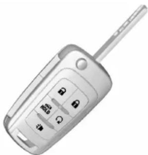 CHEVROLET Sonic (2015) - Fonctionnement du systèmede télédéverrouillage - 1