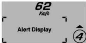62 Km/h Alert Display ④