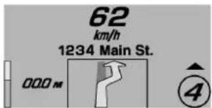 62 km/h 1234 Main St. 000 m ④