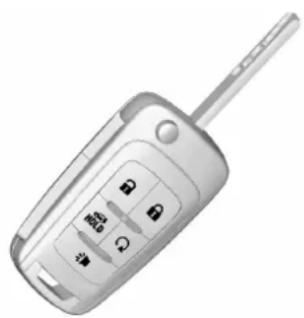 CHEVROLET Equinox (2015) - Fonctionnement du systèmede télédéverrouillage - 1
