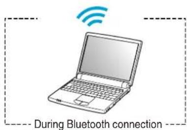 During Bluetooth connection