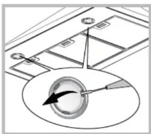 HOTPOINT HNP 9.6 AB X/HA - Sustitución de las lámparas - 1