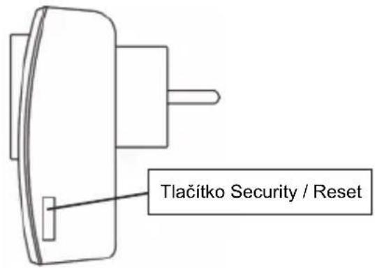 Tlačitko Security / Reset
