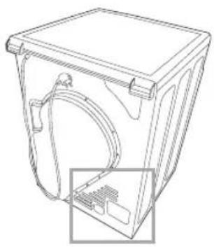 SAMSUNG DV81H4100CW - ANSCHLIESSEN DES ABWASSERSCHLAUCHS - 1