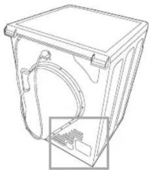SAMSUNG DV81H4100CW - RACCORDER LE TUYAU DE VIDANGE - 1
