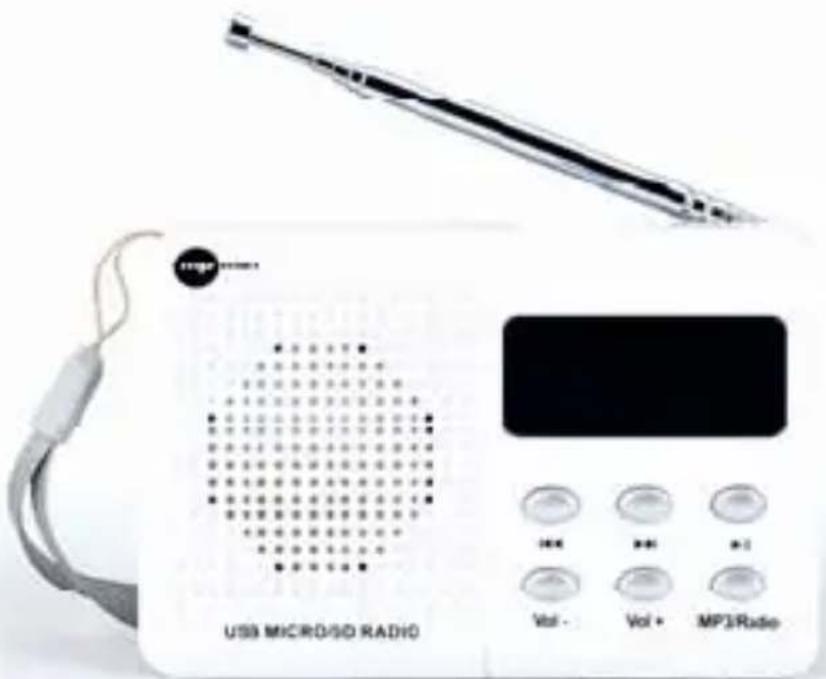 USB MICRO/SD RADIO Vol - Vol + MP3/Radio