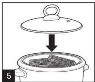 HAMILTON BEACH 37538N - Cuisson des aliments à la vapeur (suite) - 1