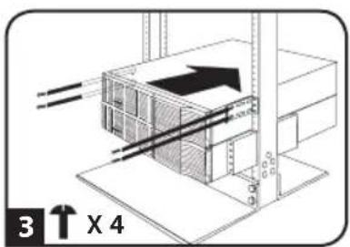 3 ↑ X 4