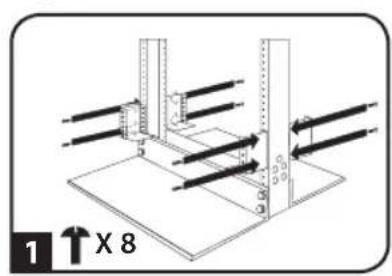 1 ↑ X 8