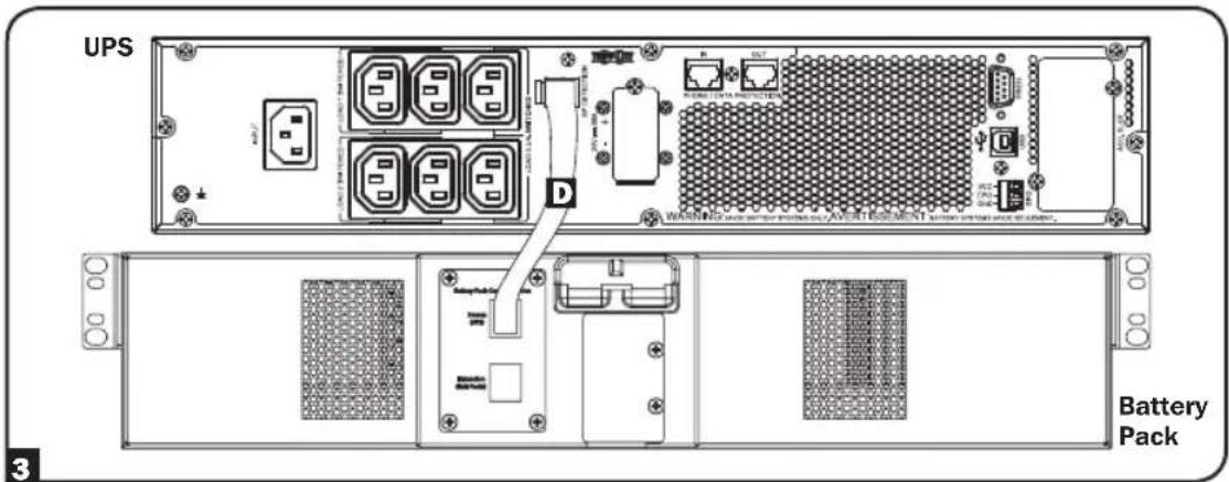 UPS D WARNING AND BATTERY PATTERN OUT AVERTISEMENT Battery Pack 3