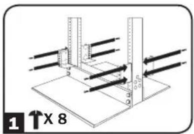 1 ↑X 8