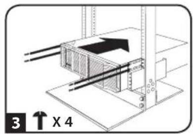 3 ↑ X 4