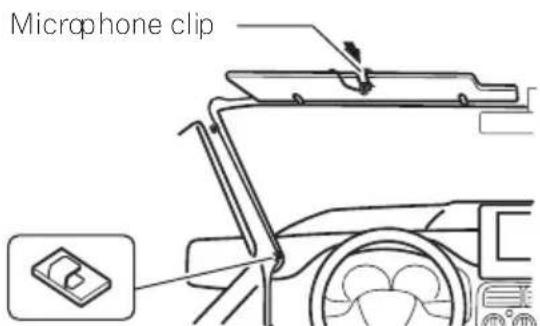 Microphone clip