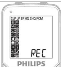PHILIPS Voice Tracer LFH0884 - Ajustement des réglages - 1