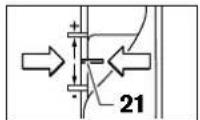 BOSCH GOF 900 CE Professional - Frästiefe einstellen (siehe Bild D) - 1