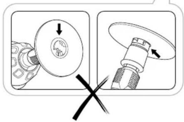 Diagram illustrating mechanical assembly steps with labeled components and directional arrows