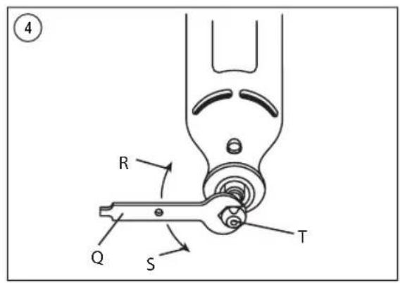 ④ R Q S T