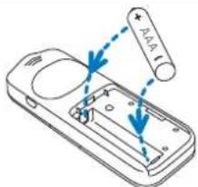 Diagram of a mobile phone with battery and resistor labels, showing internal components and directional arrows