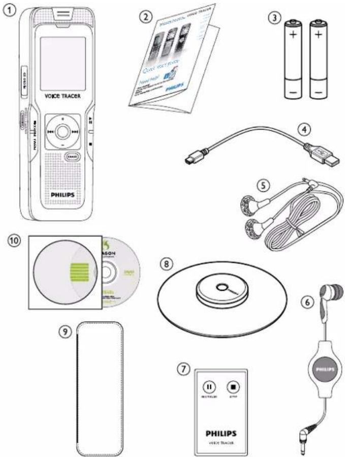 PHILIPS Voice Tracer DVT5500 - 注意 - 1