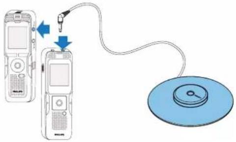 PHILIPS Voice Tracer DVT7000 - 如何使用会议麦克风 - 2