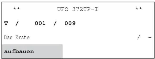 ** UFO 372TP-I ** T / 001 / 009 Das Erste / - aufbauen