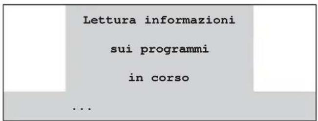 Lettura informazioni sui programmi in corso ...