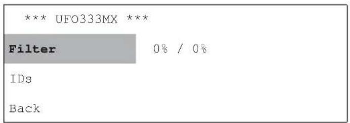 *** UFO333MX *** Filter 0% / 0% IDs Back