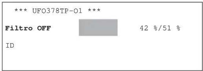 *** UFO378TP-01 *** Filtro OFF 42 %/51 % ID