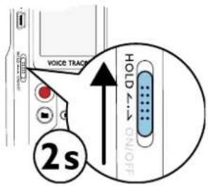 VOICE TRACK HOLD ON/OFF 2s