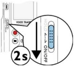 VOICE TRACK HOLD ON/OFF 2s