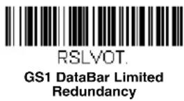 HONEYWELL Granit 1280i - GS1 DataBar Limited Redundancy - 1