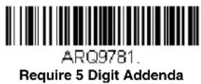 HONEYWELL Granit 1280i - EAN-13 Beginning with 978 Addenda Required - 2