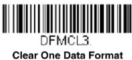 HONEYWELL Granit 1280i - Clear all Data Formats - 1