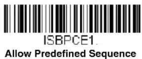HONEYWELL Granit 1280i - ISBT 128 Predefined Concatenation Sequences On/Off - 2