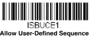 HONEYWELL Granit 1280i - ISBT 128 User-Defined Concatenation Sequences On/Off - 2