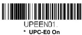 HONEYWELL Granit 1280i - UPC-E0 On/Off - 1