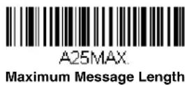 HONEYWELL Granit 1280i - Straight 2 of 5 IATA Message Length - 2