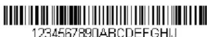 HONEYWELL Granit 1280i - Move the cursor forward a number of characters - 1