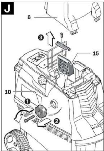 J 8 ③ 15 10 ① ②