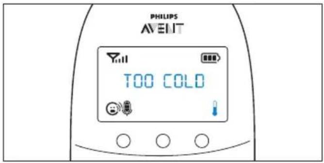 PHILIPS AVEIT TOO COLD
