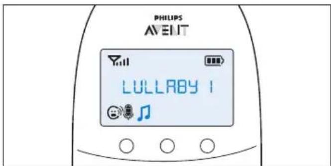 PHILIPS Avent SCD565 - Välja en vaggvisa - 1